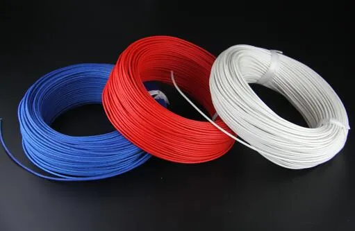 Cable eléctrico de PTFE de alta temperatura para elementos calefactores